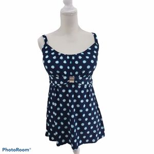Coco Reef Blue & White One Piece Swimsuit 12/36D